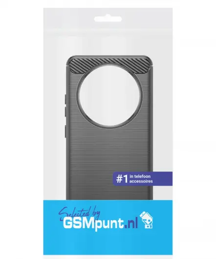 Oppo Reno 12 F Hoesje Geborsteld TPU Flexibele Back Cover Zwart afbeelding 9