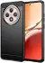 Oppo Reno 12 F Hoesje Geborsteld TPU Flexibele Back Cover Zwart