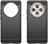 Oppo Reno 12 F Hoesje Geborsteld TPU Flexibele Back Cover Zwart afbeelding 2