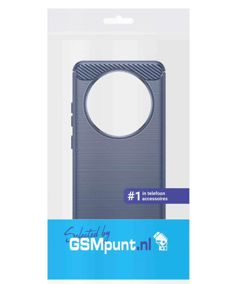 Oppo Reno 12 F Hoesje Geborsteld TPU Flexibele Back Cover Blauw afbeelding 9