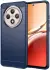 Oppo Reno 12 F Hoesje Geborsteld TPU Flexibele Back Cover Blauw afbeelding 1