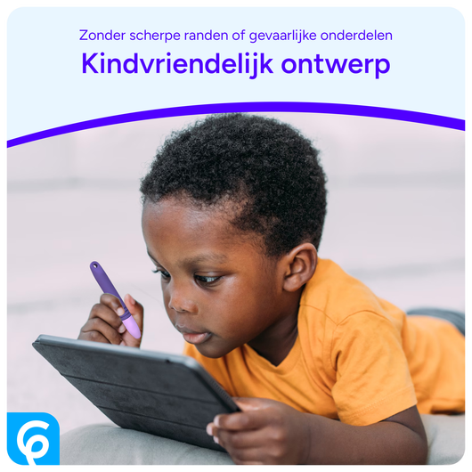SBG Universele Kindvriendelijke Zachte Stylus Pen voor Kinderen Paars afbeelding 3