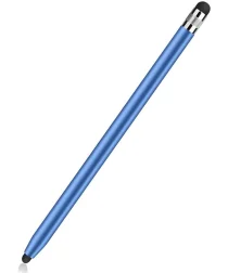 SBG Universele Stylus Pen Met Twee Zachte Punten Blauw afbeelding