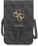 Guess Crossbody Telefoontasje - Schoudertasje Smartphone 4G Logo Zwart