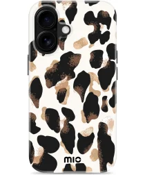 MIO MagSafe Apple iPhone 16 Hoesje Hard Shell Back Cover Leopard