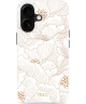 MIO MagSafe Apple iPhone 16 Hoesje Hard Shell Back Cover White Roses