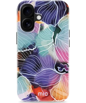 MIO MagSafe Apple iPhone 16 Hoesje Hard Shell Back Cover Flowers Hoesjes