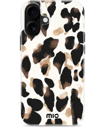 MIO MagSafe Apple iPhone 16 Plus Hoesje Hard Shell Back Cover Leopard