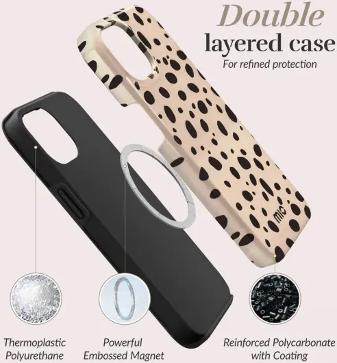 MIO MagSafe Apple iPhone 16 Pro Hoesje Hard Shell Back Cover Spots afbeelding 8