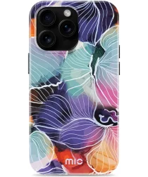 MIO MagSafe Apple iPhone 16 Pro Max Hoesje Hard Shell Back Cover Flowers