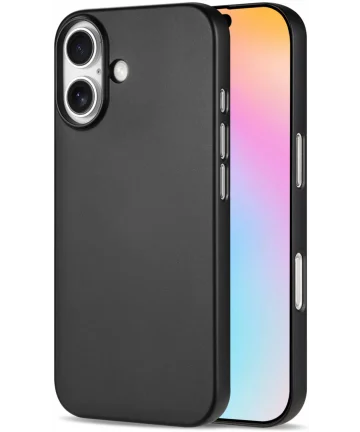 Nekit Apple iPhone 16 Hoesje met MagSafe Back Cover Dun Zwart Hoesjes