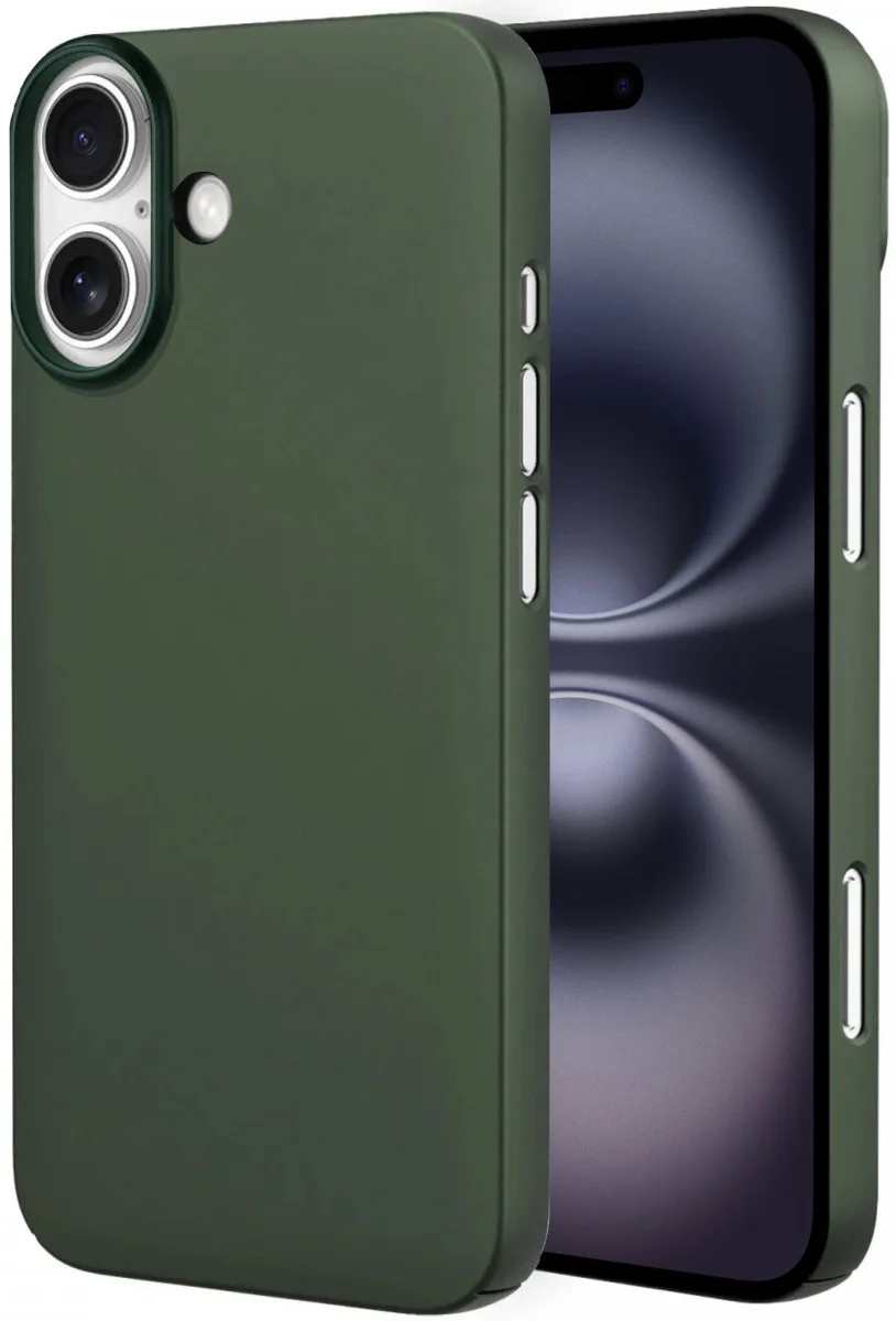 NEKIT Apple iPhone 16 Hoesje met MagSafe Back Cover Dun Groen afbeelding 1