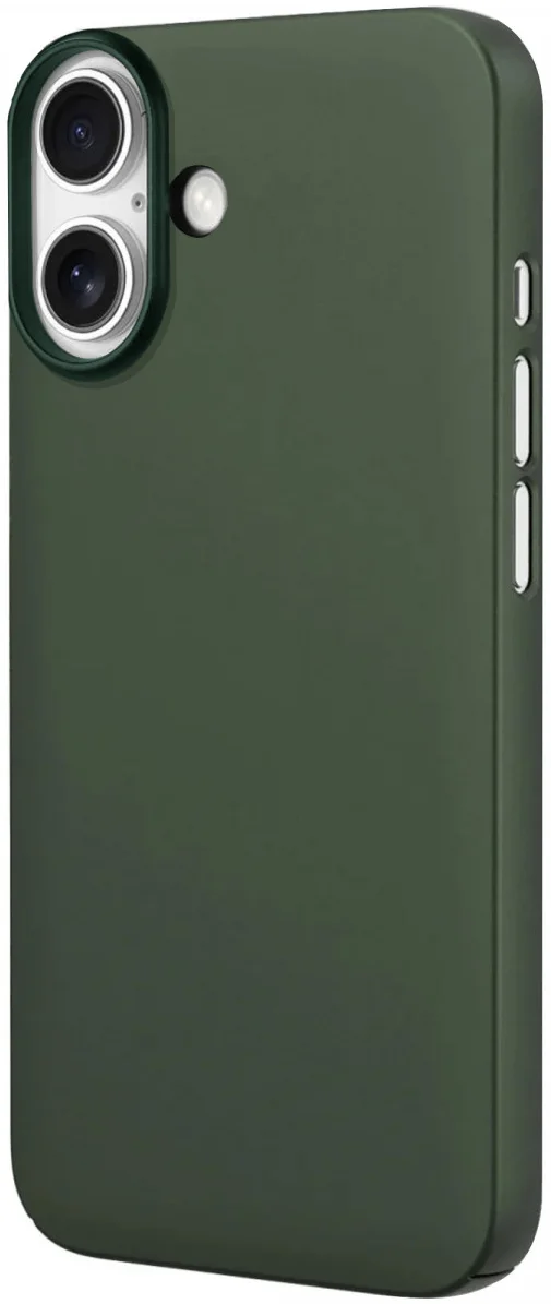 NEKIT Apple iPhone 16 Hoesje met MagSafe Back Cover Dun Groen afbeelding 2