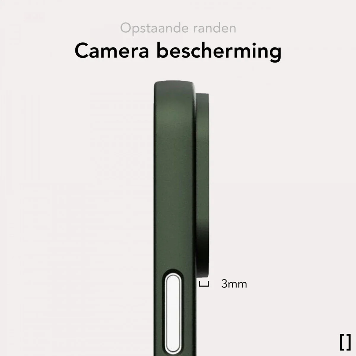 NEKIT Apple iPhone 16 Hoesje met MagSafe Back Cover Dun Groen afbeelding 3
