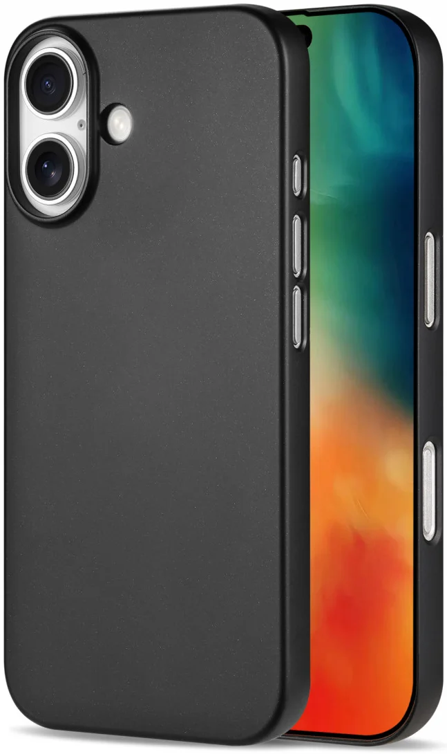 NEKIT Apple iPhone 16 Plus Hoesje met MagSafe Back Cover Dun Zwart afbeelding 1