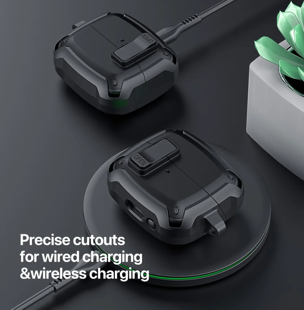 Dux Ducis SECH Case Samsung Galaxy Buds 3 / 3 Pro Hoesje Zwart afbeelding 10