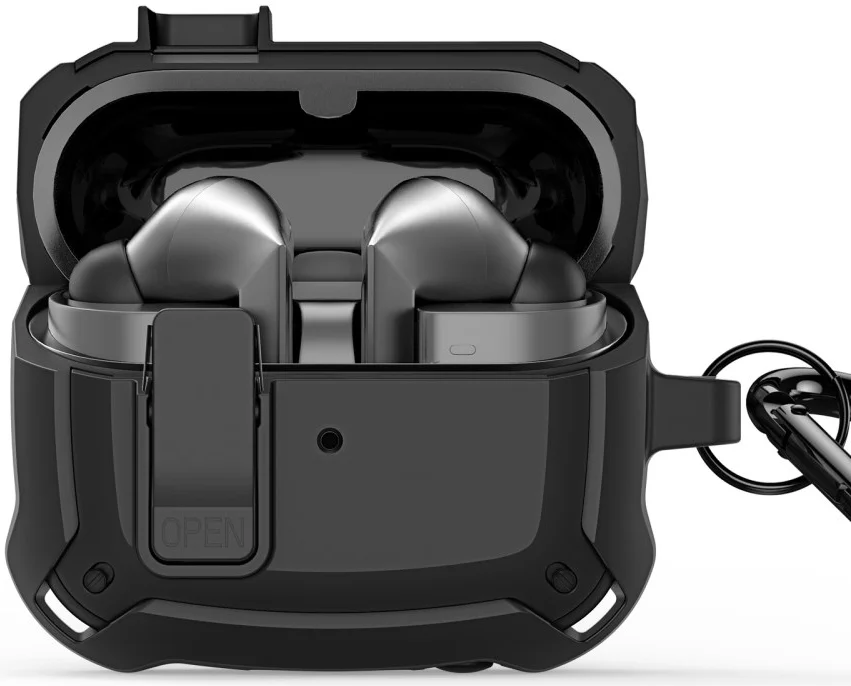 Dux Ducis SECH Case Samsung Galaxy Buds 3 / 3 Pro Hoesje Zwart afbeelding 2