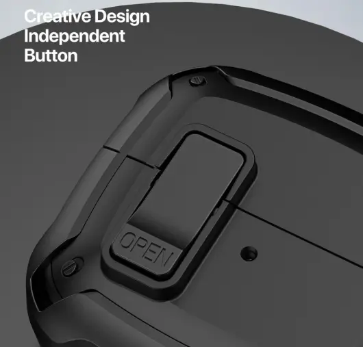 Dux Ducis SECH Case Samsung Galaxy Buds 3 / 3 Pro Hoesje Zwart afbeelding 3