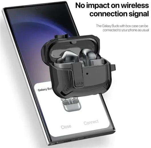 Dux Ducis SECH Case Samsung Galaxy Buds 3 / 3 Pro Hoesje Wit afbeelding 6