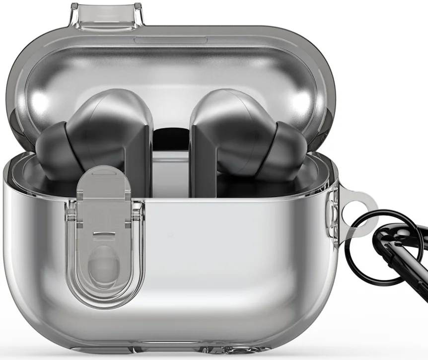 Dux Ducis SECI Samsung Galaxy Buds 3 / 3 Pro Hoesje Grijs afbeelding 2