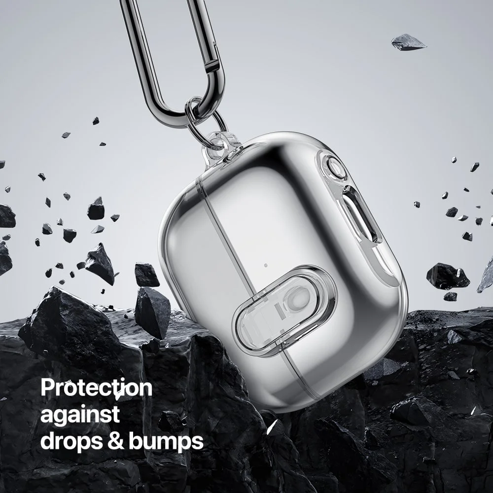 Dux Ducis SECI Samsung Galaxy Buds 3 / 3 Pro Hoesje Grijs afbeelding 7