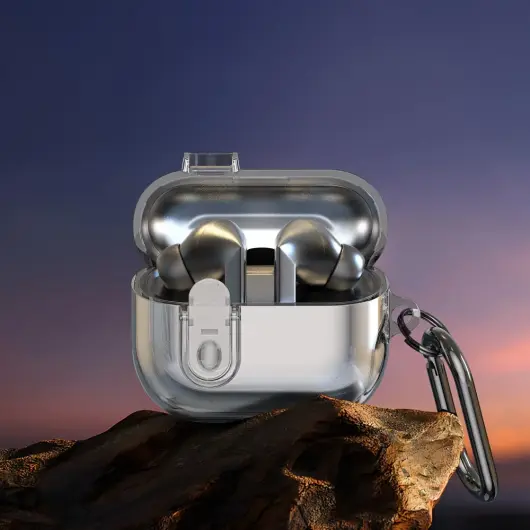 Dux Ducis SECI Samsung Galaxy Buds 3 / 3 Pro Hoesje Grijs afbeelding 3
