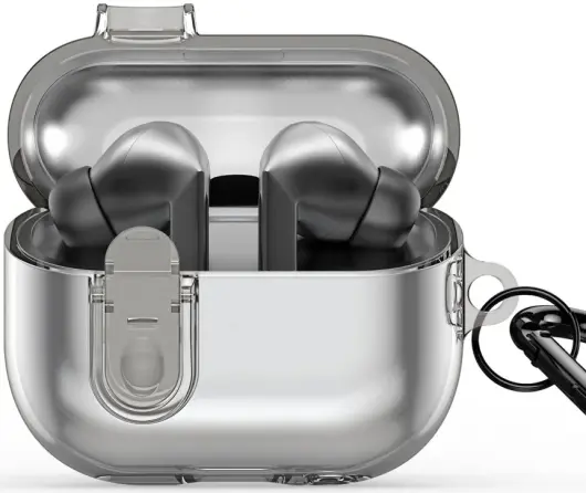 Dux Ducis SECI Samsung Galaxy Buds 3 / 3 Pro Hoesje Grijs afbeelding 2
