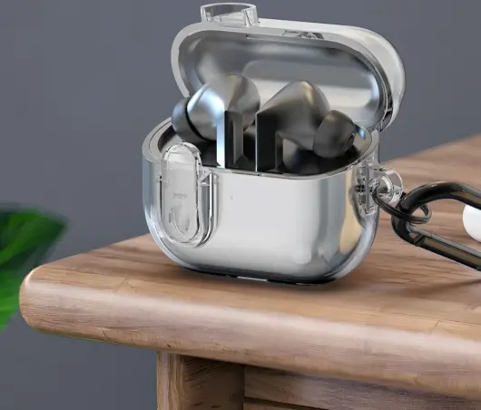 Dux Ducis SECI Samsung Galaxy Buds 3 / 3 Pro Hoesje Grijs afbeelding 9