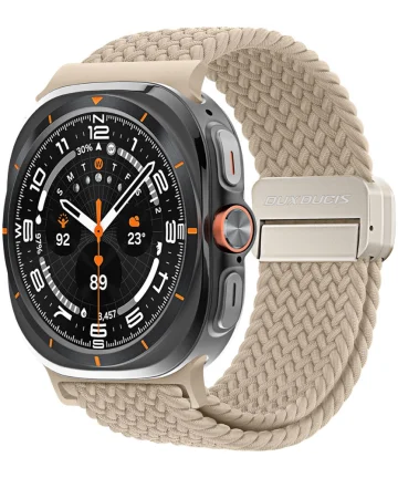 Dux Ducis Mixture Pro - Samsung Galaxy Watch Ultra Bandje - Beige Bandjes