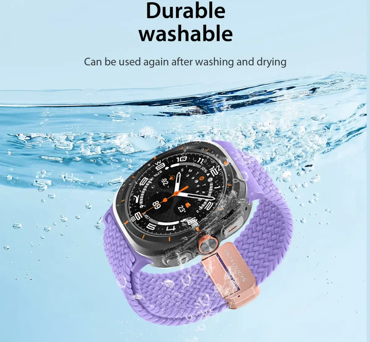 Dux Ducis Mixture Pro - Samsung Galaxy Watch Ultra Bandje - Paars afbeelding 8