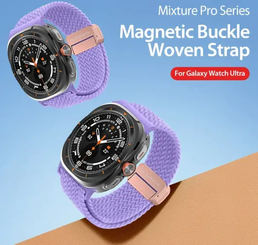 Dux Ducis Mixture Pro - Samsung Galaxy Watch Ultra Bandje - Paars afbeelding 3