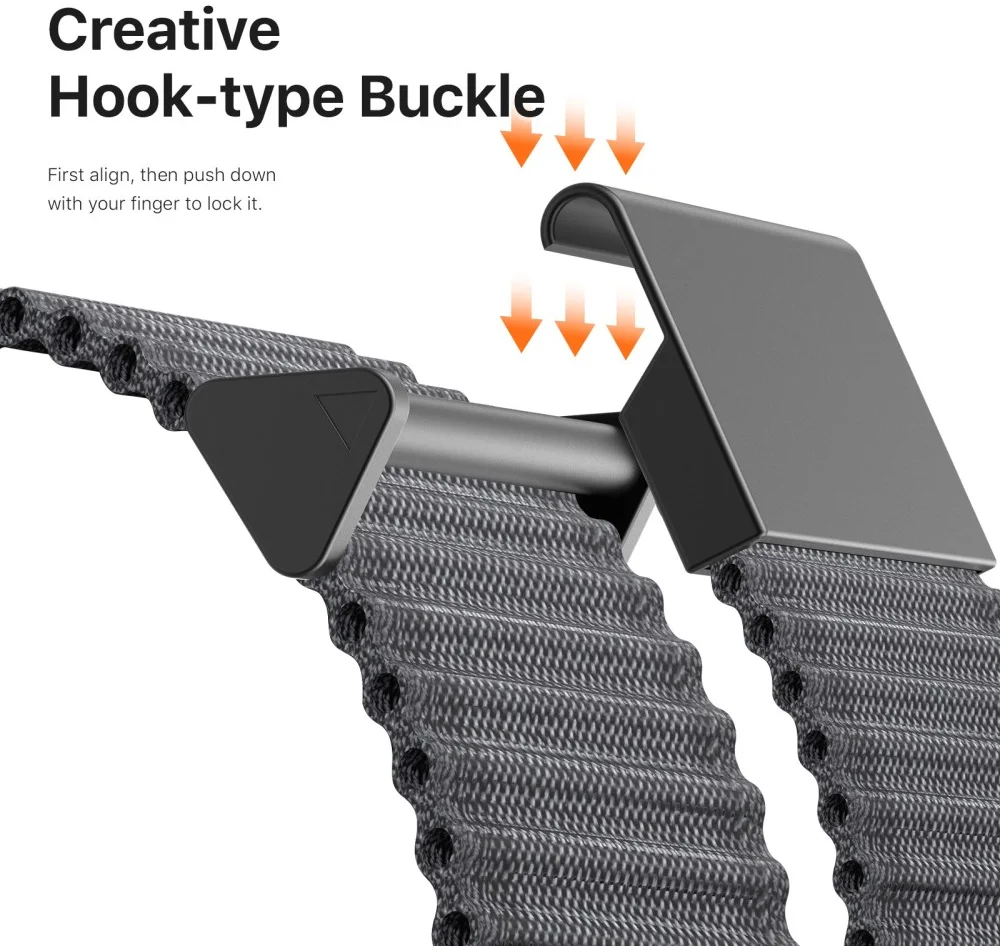 Dux Ducis Strap YC - Universeel Smartwatch 20MM Bandje - Grijs afbeelding 3