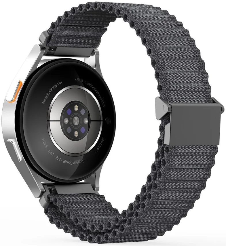 Dux Ducis Strap YC - Universeel Smartwatch 20MM Bandje - Grijs afbeelding 6