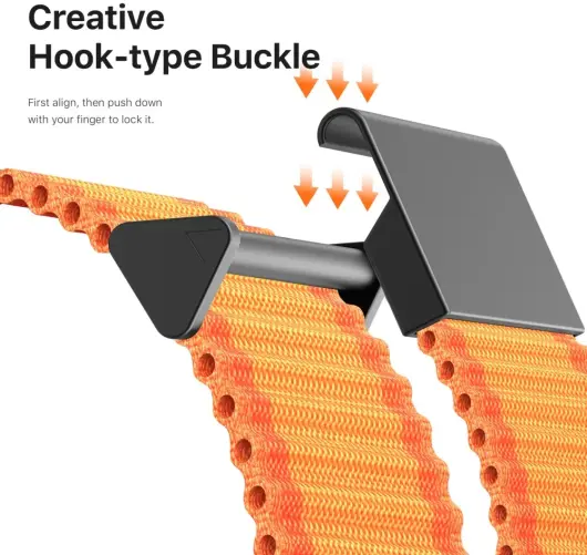 Dux Ducis YC - Samsung Galaxy Watch Ultra Bandje - Oranje afbeelding 4