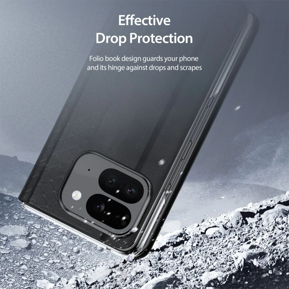 Dux Ducis Bril Google Pixel 9 Pro Fold Hoesje Back Cover Zwart afbeelding 4