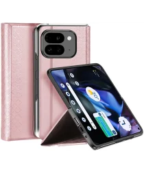 Dux Ducis Bril Google Pixel 9 Pro Fold Hoesje Back Cover Roze