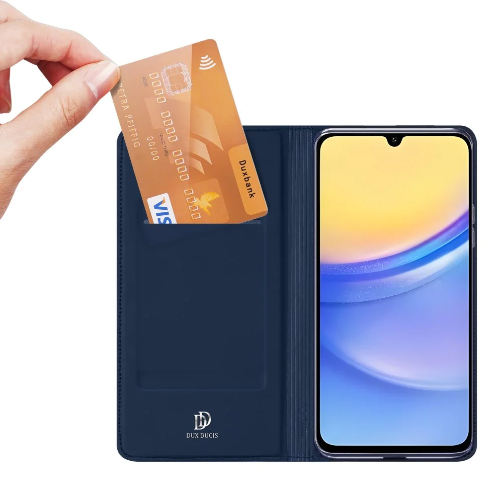 Dux Ducis Skin Pro Samsung Galaxy A16 Hoesje Portemonnee Blauw afbeelding 2
