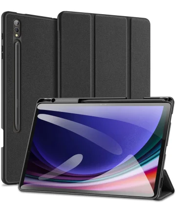 Dux Ducis Domo Samsung Galaxy Tab S10 Plus Hoes Tri-Fold Book Case Zwart Hoesjes