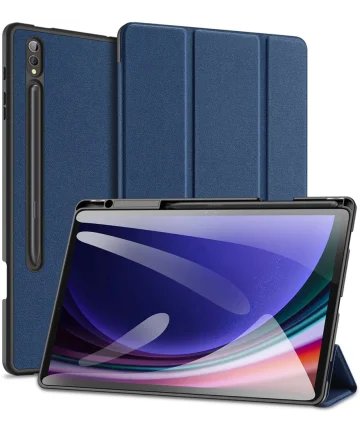 Dux Ducis Domo Samsung Galaxy Tab S10 Plus Hoes Tri-Fold Book Case Blauw Hoesjes