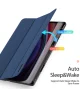 Dux Ducis Domo Samsung Galaxy Tab S10 Plus Hoes Tri-Fold Book Case Blauw