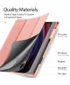 Dux Ducis Domo Samsung Galaxy Tab S10 Plus Hoes Tri-Fold Book Case Roze