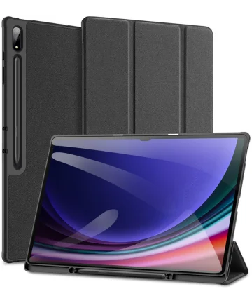 Dux Ducis Domo Samsung Galaxy Tab S10 Ultra Hoes Tri-Fold Book Case Zwart Hoesjes