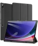 Dux Ducis Domo Samsung Galaxy Tab S10 Ultra Hoes Tri-Fold Book Case Zwart