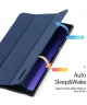 Dux Ducis Domo Samsung Galaxy Tab S10 Ultra Hoes Tri-Fold Book Case Blauw