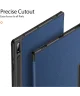 Dux Ducis Domo Samsung Galaxy Tab S10 Ultra Hoes Tri-Fold Book Case Blauw