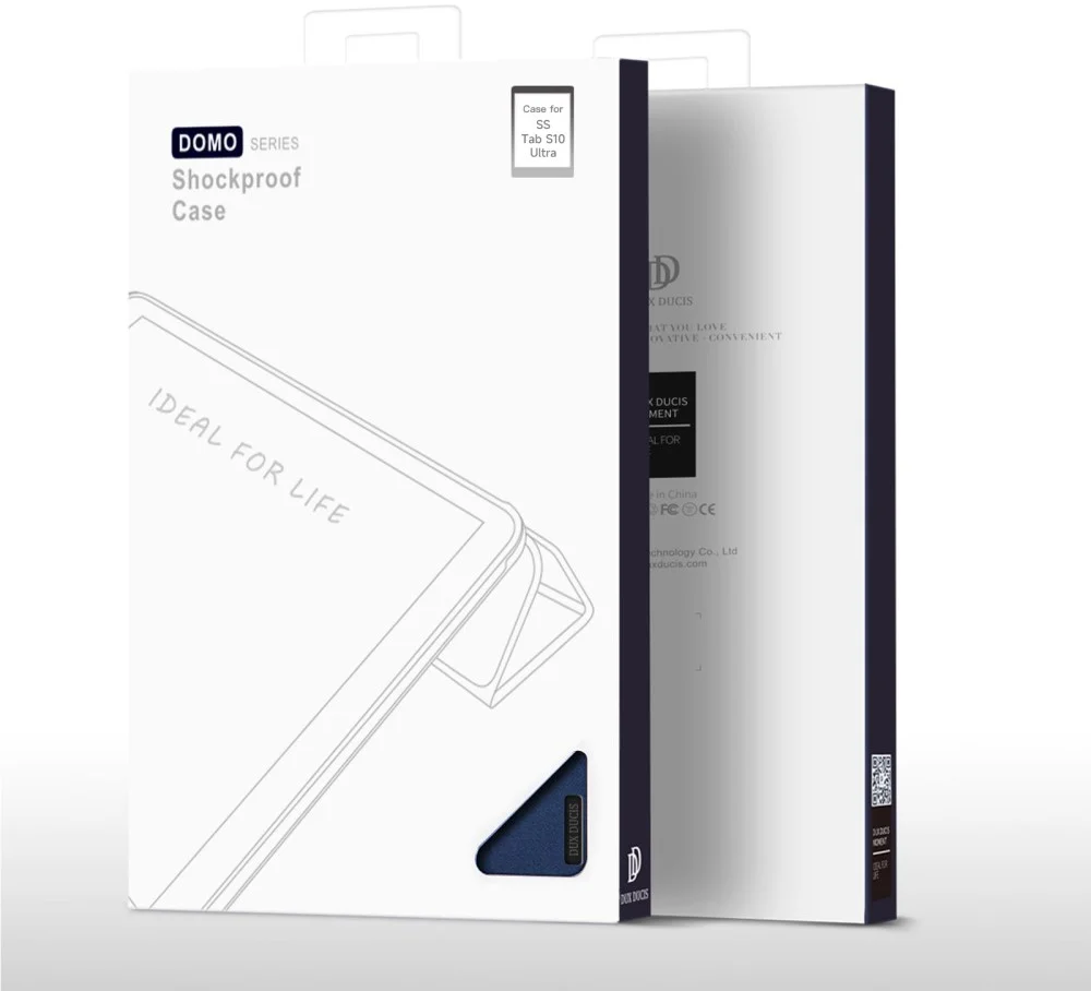 Dux Ducis Domo Samsung Galaxy Tab S10 Ultra Hoes Tri-Fold Book Case Blauw afbeelding 10