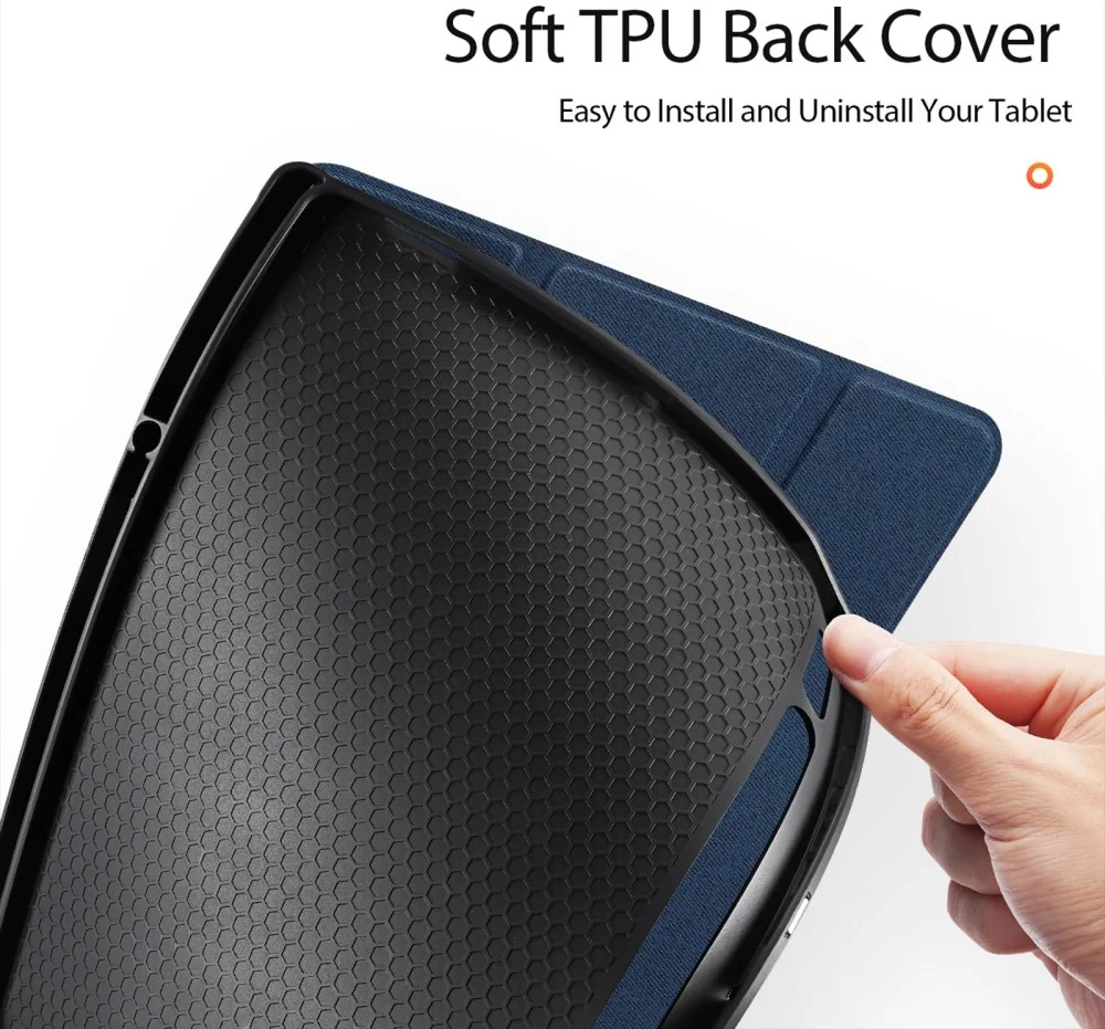 Dux Ducis Domo Samsung Galaxy Tab S10 Ultra Hoes Tri-Fold Book Case Blauw afbeelding 8