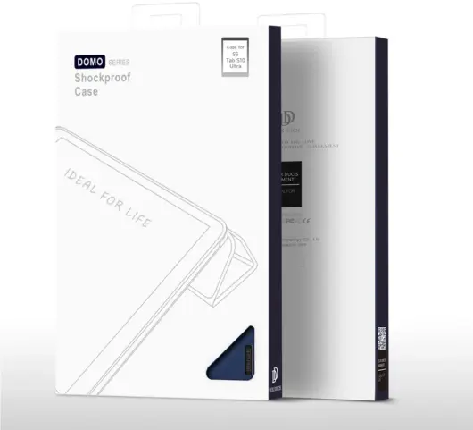 Dux Ducis Domo Samsung Galaxy Tab S10 Ultra Hoes Tri-Fold Book Case Blauw afbeelding 10