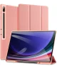 Dux Ducis Domo Samsung Galaxy Tab S10 Ultra Hoes Tri-Fold Book Case Roze