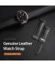 Dux Ducis YA - Samsung Galaxy Watch Ultra Bandje - Echt Leer - Zwart